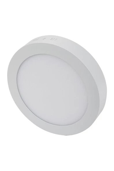CATA 18W SIVA ÜSTÜ LED PANEL ARMATÜR YUVARLAK BEYAZ (CT-5233)