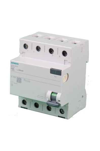 Siemens 5SV5342-6 Atipi Kaçak Akım Koruma Rölesi 25A 400V 30mA..
