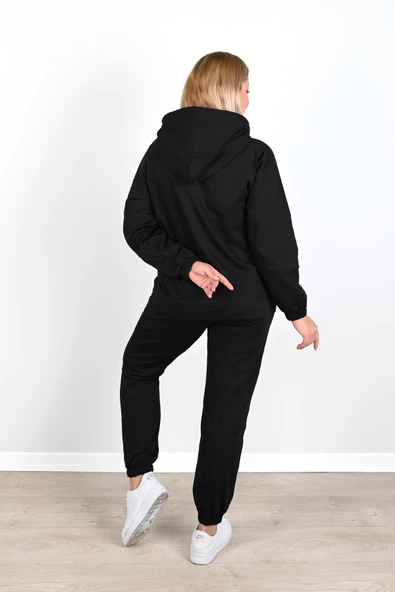 Kadın Büyük Beden Lastikli Eşofman Takımı 8044-24 - 6