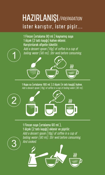 Mango Dibek Kahvesi 150g  (Hazır Kahve & Mango Aromalı) İster Karıştır, İster Pişir - 3