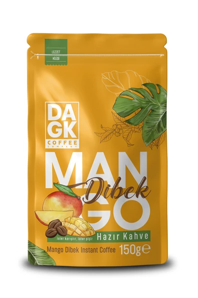 Mango Dibek Kahvesi 150g  (Hazır Kahve & Mango Aromalı) İster Karıştır, İster Pişir