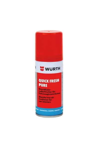 WÜRTH ARAÇ İÇ MEKAN TEMİZLEME SPREY QUİCK FRESH PURE 100ML