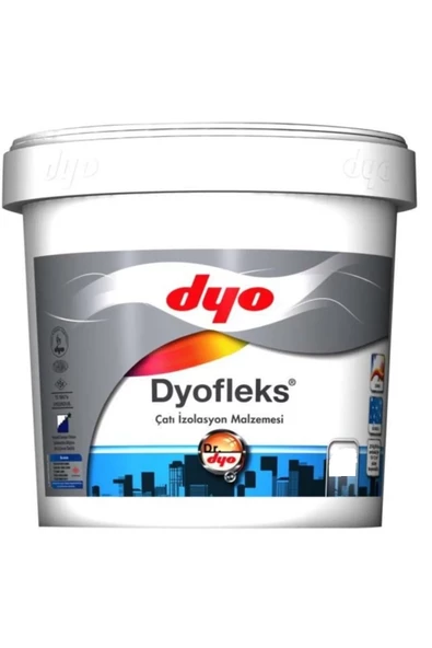 DYOFLEKS ÇATI İZOLASYON MALZEMESİ 2,5 LT BEYAZ