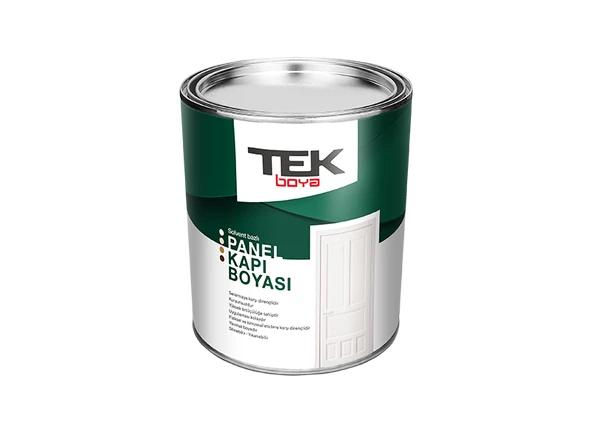 TEK PANEL KAPI BOYASI SOLVENT BAZLI BEYAZ 2,5L