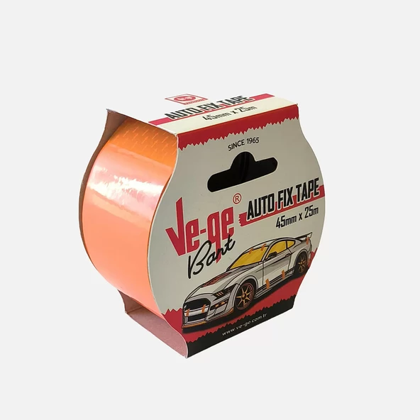 VEGE AUTO FİX TAPE TURUNCU TAMİR BANDI 45MMX25 MT