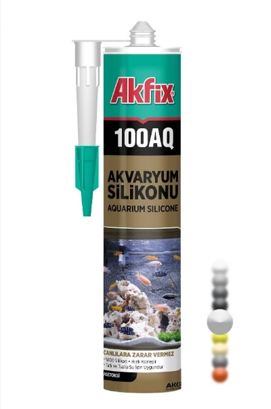 AKFİX AKVARYUM SİLİKONU ŞEFFAF 280 ML