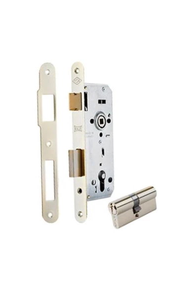 KALE 152 R 40 Mm Anahtarlı Silindirli Kilit Oval Nikel