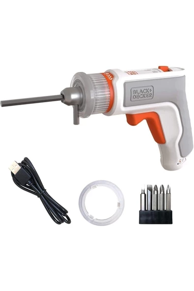 BLACK&DECKER 3,6V 1.5AH LED IŞIKLI ŞARJLI VİDALAMA MAKİNESİ - BCRTA01-XJ