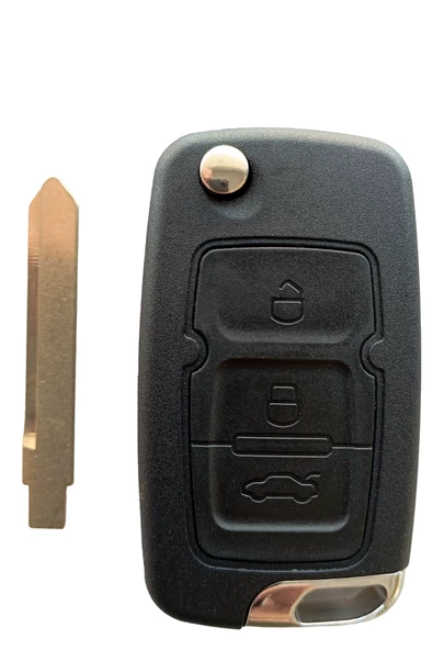 Geely Emgrand Uyumlu Kumanda Kabı Anahtar Kabı Oto Anahtarlık 3 Tuşlu - 3