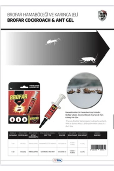 BROFAR BÖCEK VE KARINCA JELİ 5GR - 3
