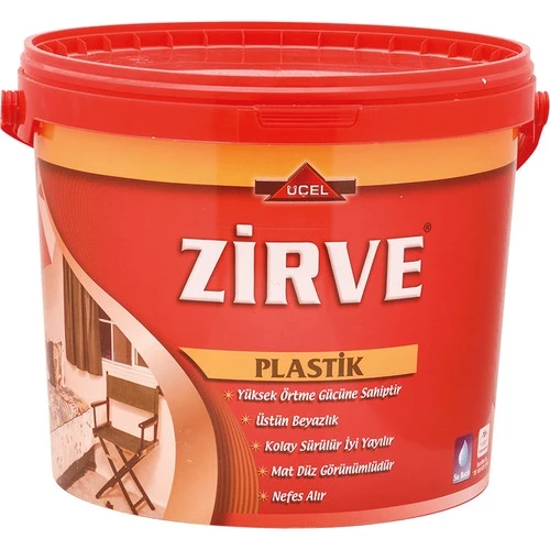 TEK ZİRVE PLASTİK BOYA BEYAZ 2.5 LT 3.5KG