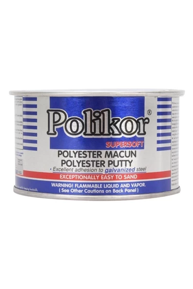 Polikor Süper Soft Polyester Çelik Macun 400 gr