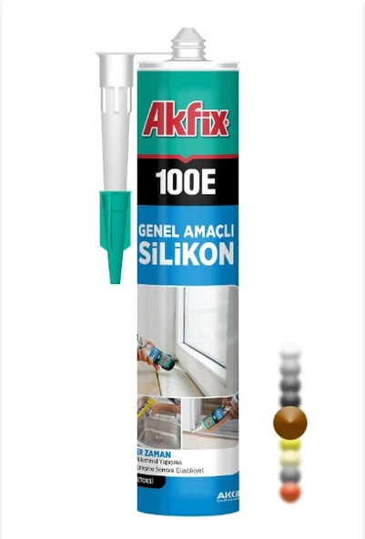 AKFİX KAHVERENGİ SİLİKON 280 ML