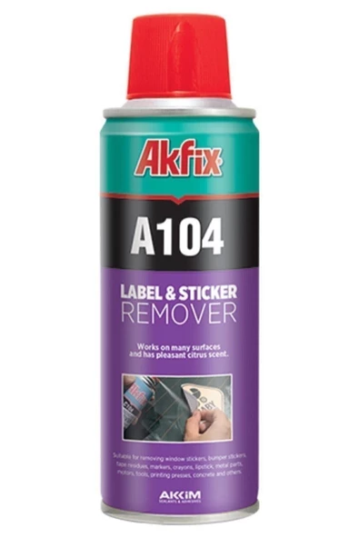 Akfix A104 Etiket Sökücü Sprey 200 Ml