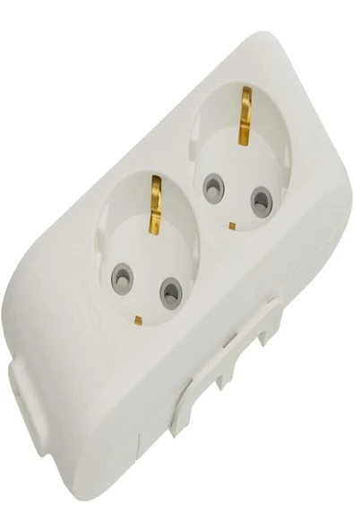 VİKO 2'li Topraklı Klemensli Grup Priz - 3