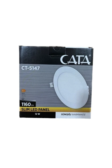 CATA 12W SLİM LED PANEL GÜNIŞIĞI (CT-5147) - 2