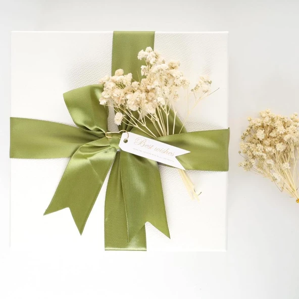 Nettenevime 10lu Set Kuru Çiçek Doğal KREM Cipso Şoklanmış Bozulmaz - Resim 5