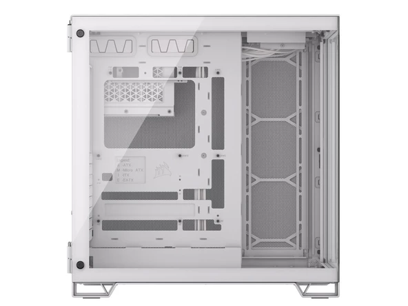 Corsair 6500X White Tempered Glass USB 3.2 ATX Mid Tower Kasa (CC-9011258-WW) - Resim 3