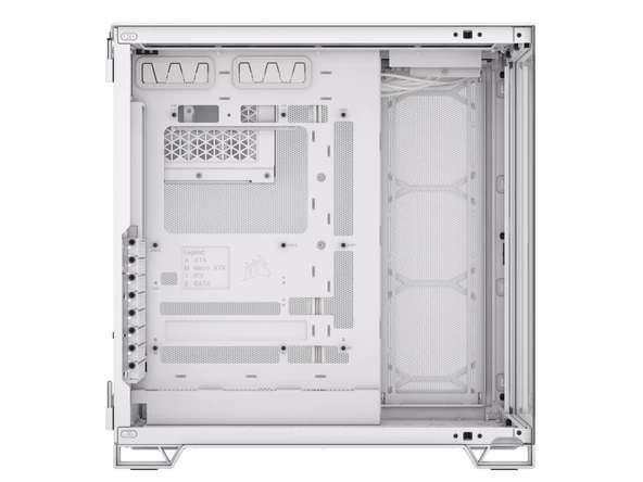 Corsair 6500X White Tempered Glass USB 3.2 ATX Mid Tower Kasa (CC-9011258-WW) - Resim 11