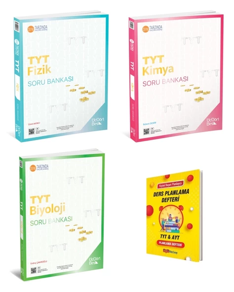 TYT 2025 Fizik Kimya ve Biyoloji Soru Bankaları