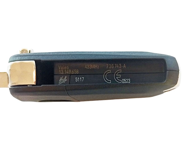 Opel Astra H Corsa D Uyumlu Anahtar Kabı Kumanda Kabı Vidalı Damla Logolu Valeo - 5