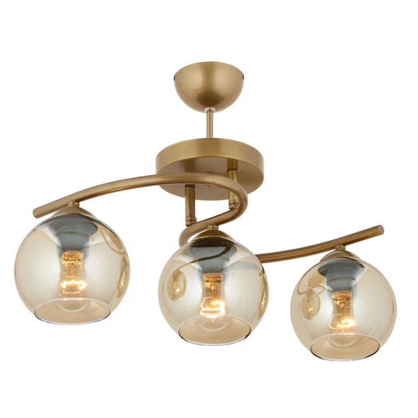 Apliqa Elite 3Lü Eskitme Bal Camlı Modern Mutfak Yatak odası Salon Avize - 4