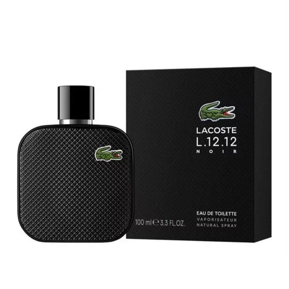 Lacoste L.12.12 Noir EDT 100 ml Erkek Parfümü - Resim 2