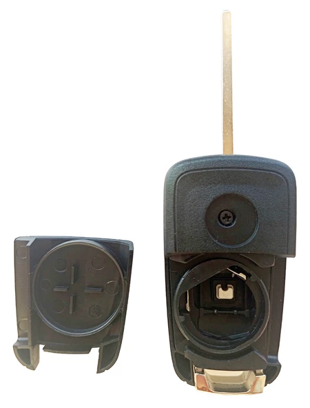 Chevrolet Cruze Trax Aveo T300 Spark M400 Uyumlu Anahtar Kumanda Kabı Vidalı Damla Logolu 2 Tuşlu Witte - 4