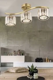 Apliqa Tufty 3Lü Eskitme Kristalli Modern Yatak Odası Salon Kristal Avize ürün görseli