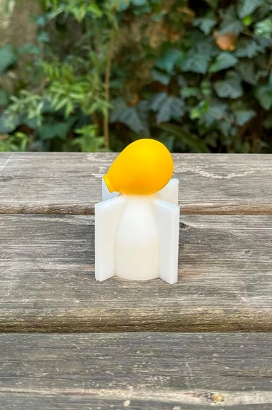 Balon Elips Büyük Boy Silikon Mum Kalıbı - Resim 6