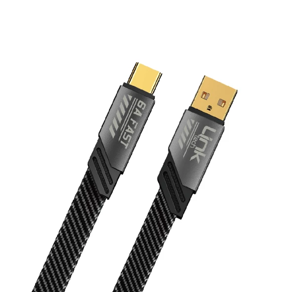 Linktech K470 Mecha Style USB - Type-C 66W 6A 1.2mt Hızlı Şarj Kablosu - 2
