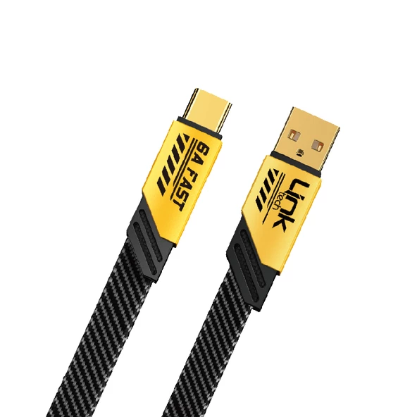 Linktech K470 Mecha Style USB - Type-C 66W 6A 1.2mt Hızlı Şarj Kablosu - 3