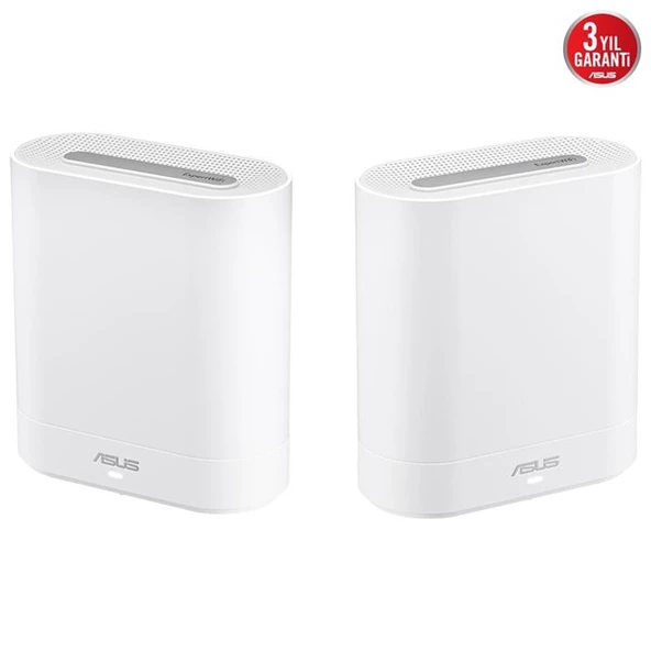 ASUS EXPERT WIFI EBM68-W-2 AX7800 WIFI6E Dual Band Kurumsal Mesh Router 2-li paket - Resim 2