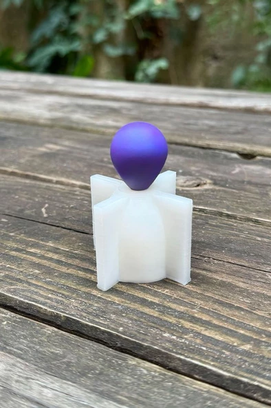 Balon Elips Orta Boy Silikon Mum Kalıbı - Resim 3