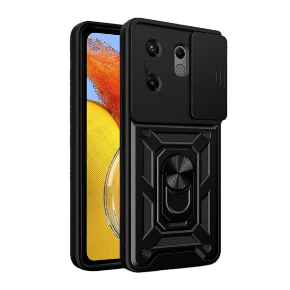 Infinix Zero 30 4G Kılıf Pars Lens Ring Tam Korumalı Arka Kapak - 2