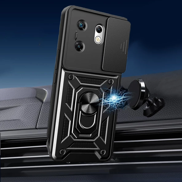 Infinix Zero 30 4G Kılıf Pars Lens Ring Tam Korumalı Arka Kapak - 7