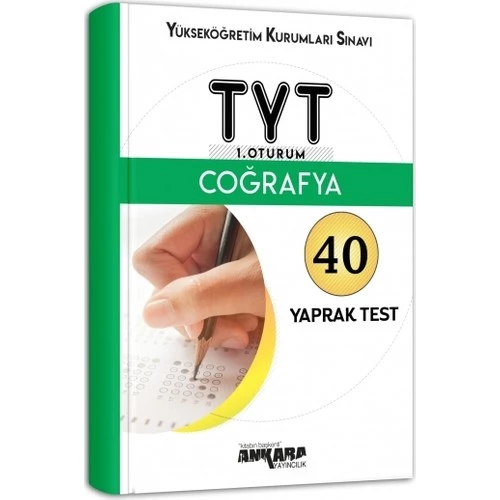 ANKARA TYT COĞRAFYA YAPRAK