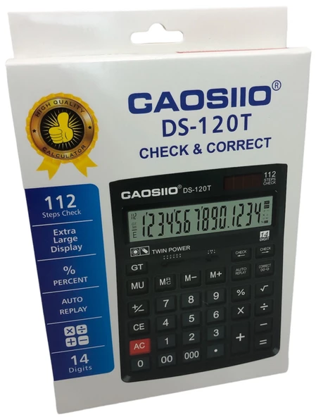 Dk Hesap Makinesi Caosııo 14 Hane (Ds-120T)