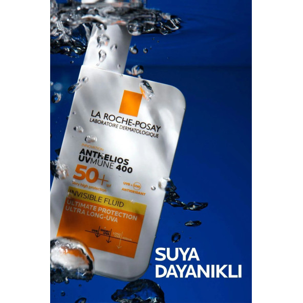 La Roche Posay Anthelios Uvmune400 Invisible Fluid Spf50+Tüm Cilt Tipleri İçin Yüz Güneş Kremi 50 ml - 2