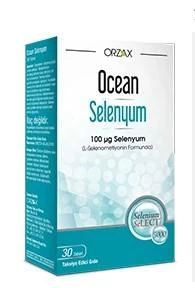 Orzax Ocean Selenyum Takviye Edici Gıda 30 Kapsül