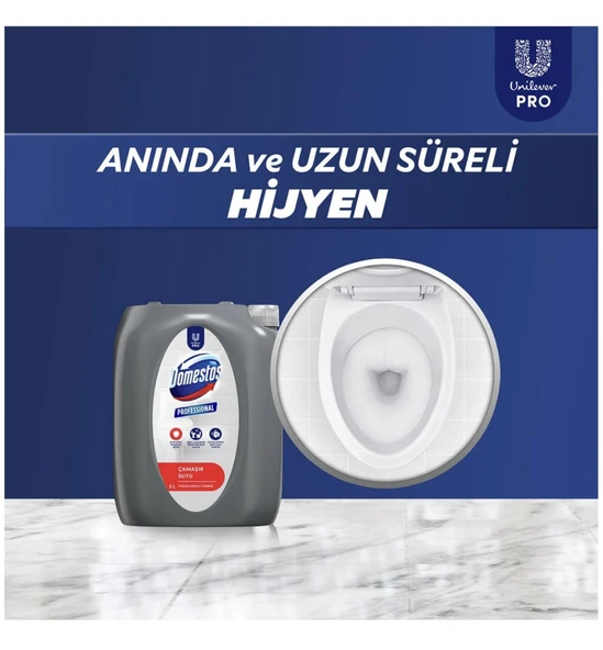 Domestos Çamaşır Suyu Pro Çamaşır Suyu 20 Lt (5 Lt x 4 Adet) - Resim 7