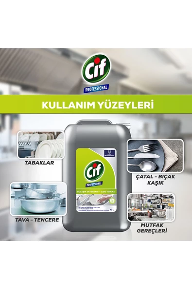 Cif Profesyonel Elde Yıkama Bulaşık Deterjanı 10 Lt - 5