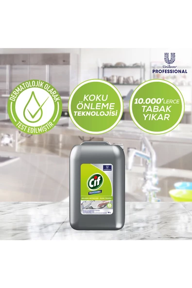 Cif Profesyonel Elde Yıkama Bulaşık Deterjanı 10 Lt - 4
