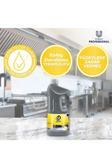 Cif Professional Çok Amaçlı Krem Temizleyici 1,9 Lt 3adet - Resim 4