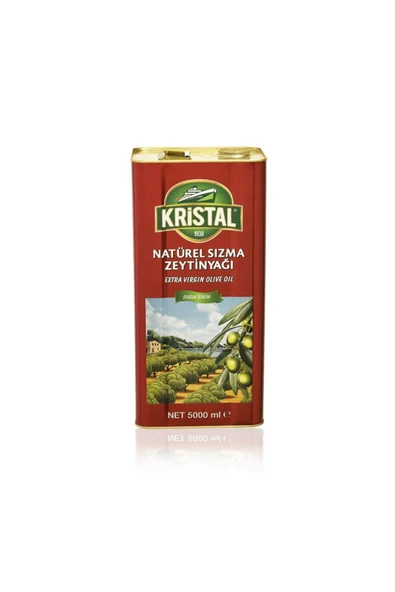 Kristal Natürel Sızma Zeytinyağı 5 L Teneke ürün görseli