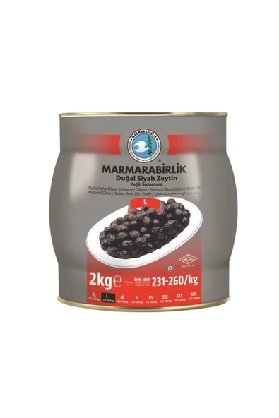 MarmaraBirlik Marmara Birlik Hiper Yağlı Salamura 2 Kg Teneke (231-260) (l)