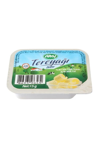 Sütaş Piknik Kahvaltılık Tereyağı 15 gr x 144 Adet