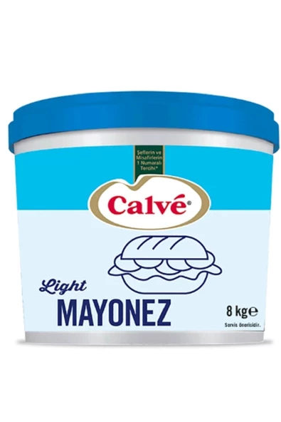 Calve Kova Light (Az Yağlı) Mayonez 8kg