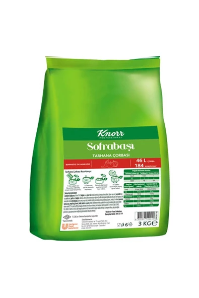 Knorr Sofrabaşı Fs Tarhana Çorbası 3 Kg