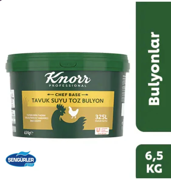 Knorr Chef Base Tavuk Suyu Toz Bulyon 6,5 Kg - 1